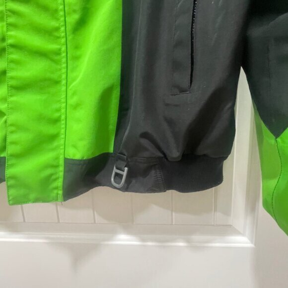 Men's Arctic Cat Mountain Gore Tex Snowmobiling Jacket Green Black 2XLT - Picture 6 of 14